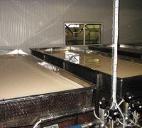 Vasche di affioramento latte-panna per la produzione di “Parmiggiano Reggiano”